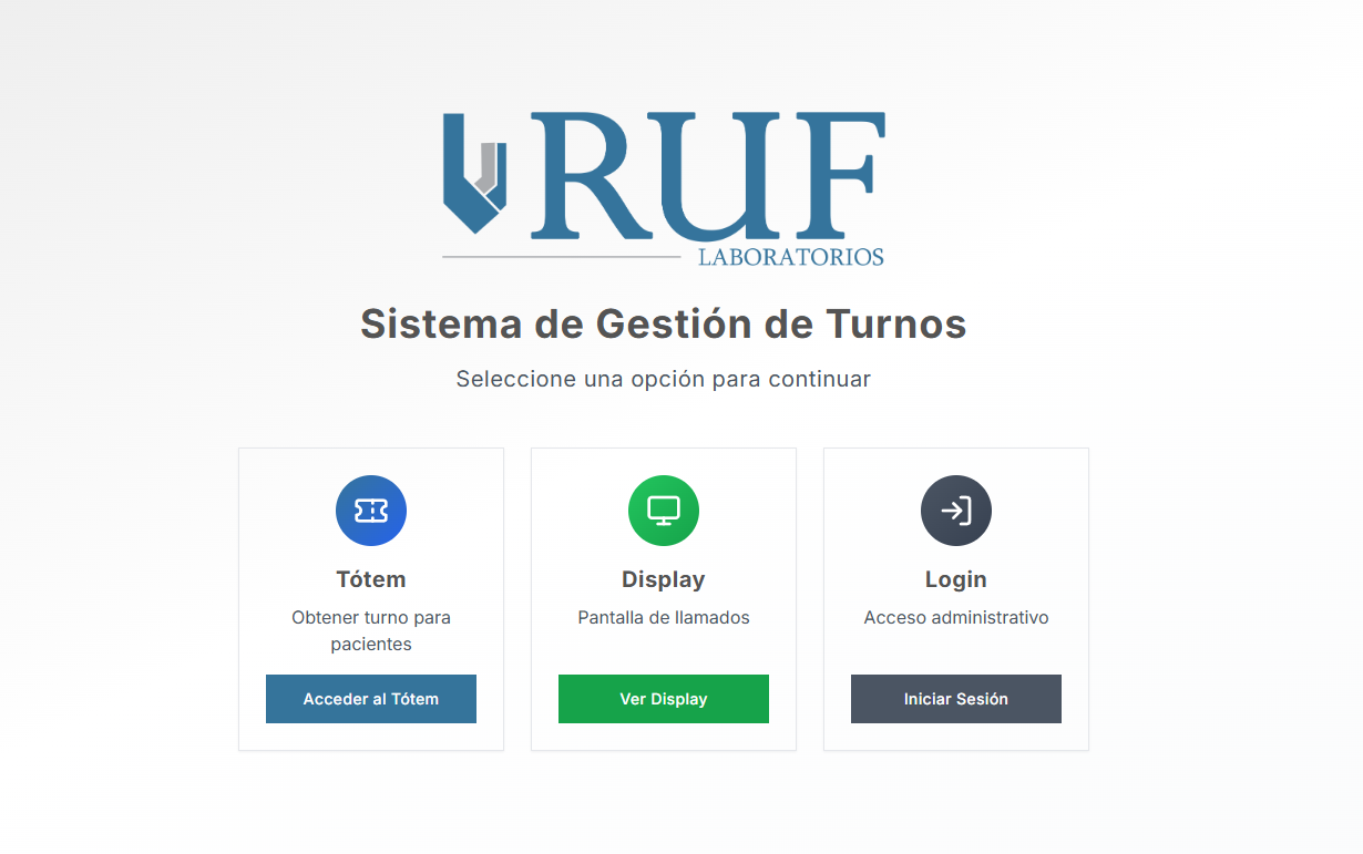 Laboratorio RUF - Sistema de Gestión de Turnos con Múltiples Totems