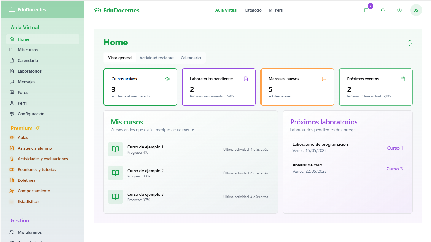Edudocentes.com - Plataforma Educativa para Creación de Cursos y Talleres